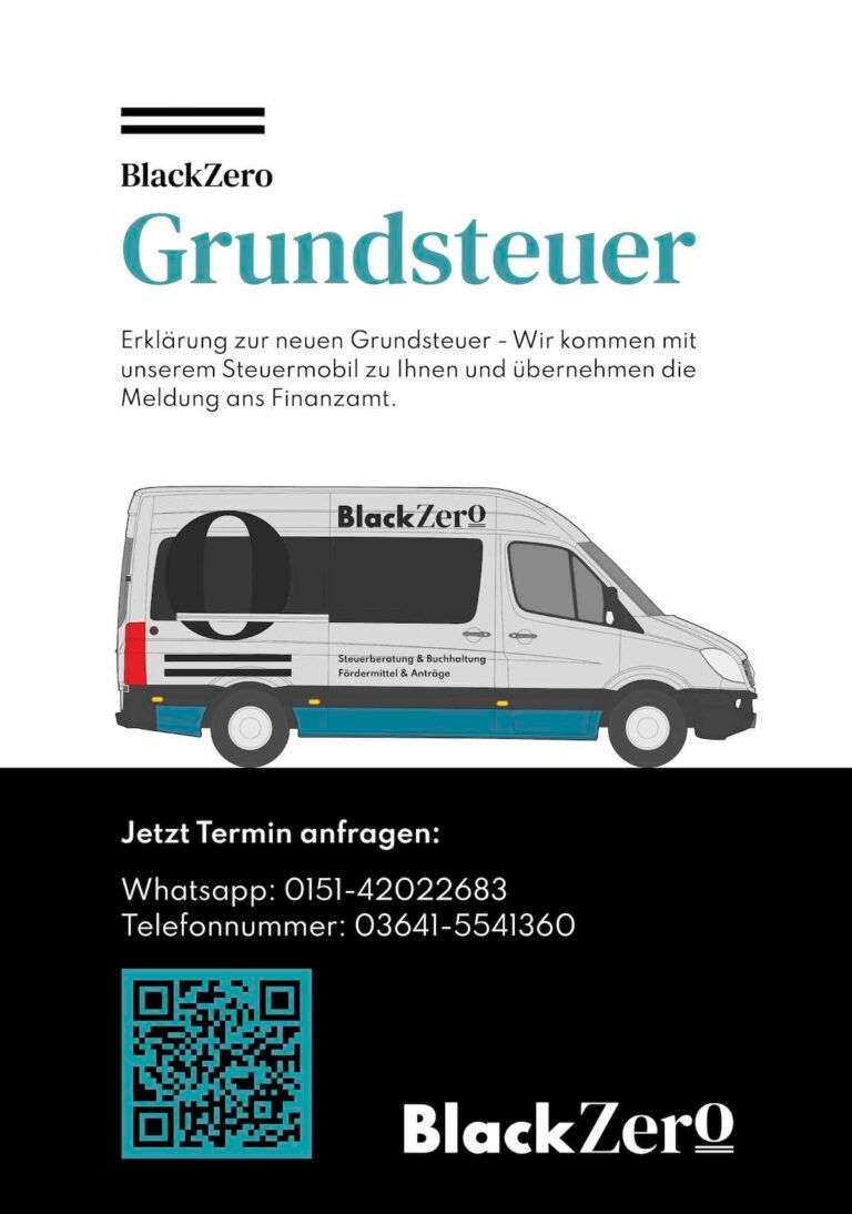 Grundsteuer-Mobil direkt vor Ort